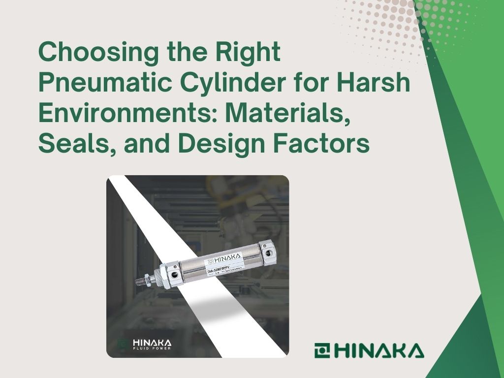 Choosing the Right Pneumatic Cylinder for Harsh Environments: Materials, Seals, and Design Factors